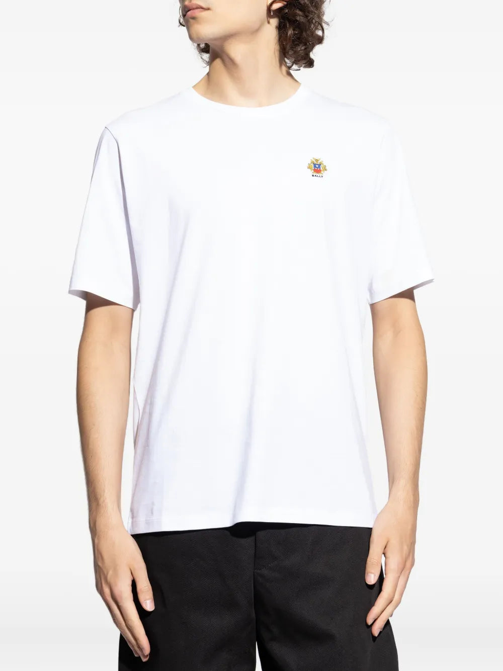 Bally crest-embroidered T-shirt