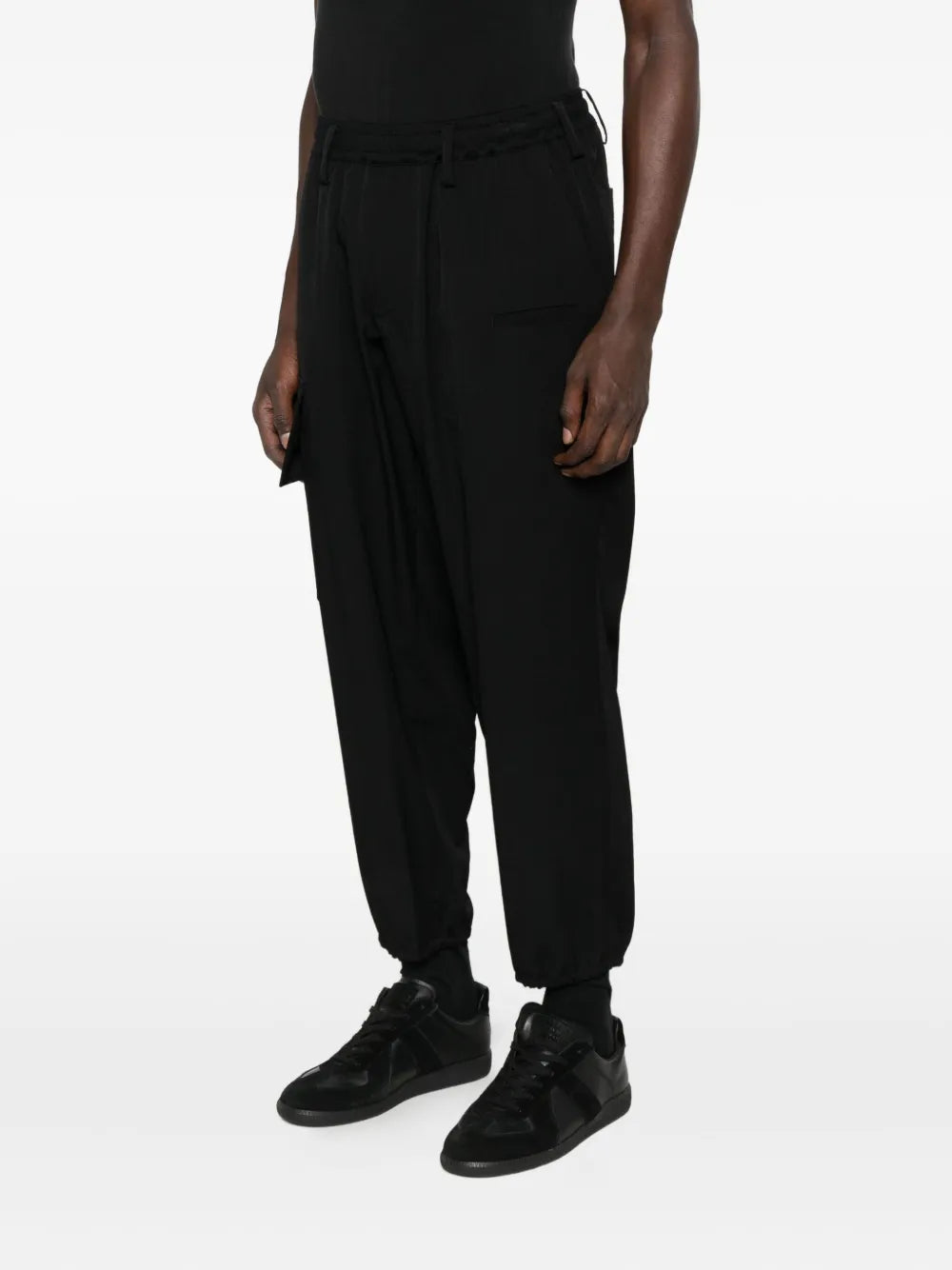 Yohji Yamamoto  elasticated-cuff cargo pants