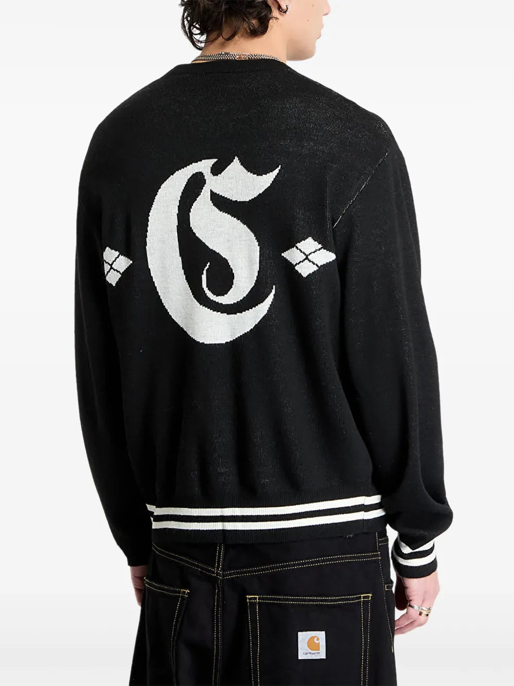 Carhartt WIP  embroidered logo knit sweater