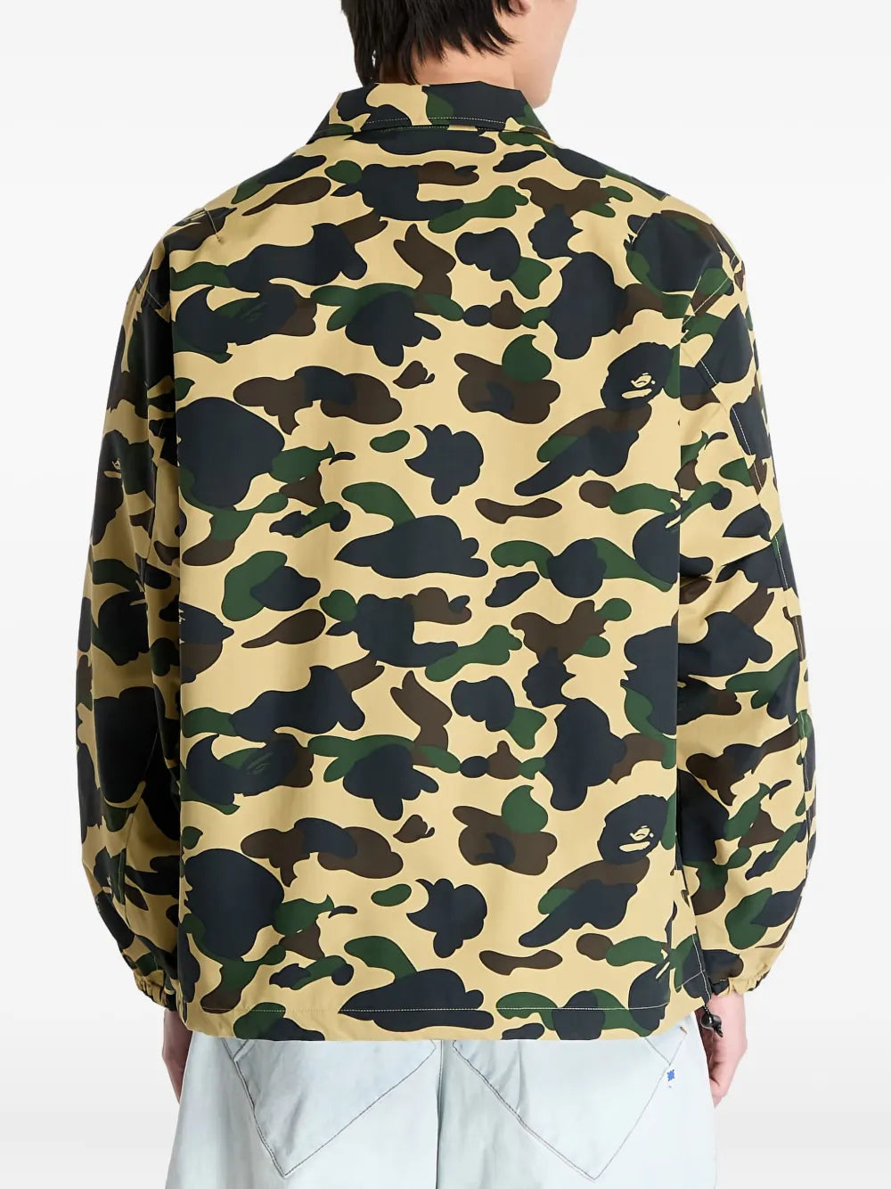 A BATHING APE® logo-print camouflage-pattern jacket - Image 4