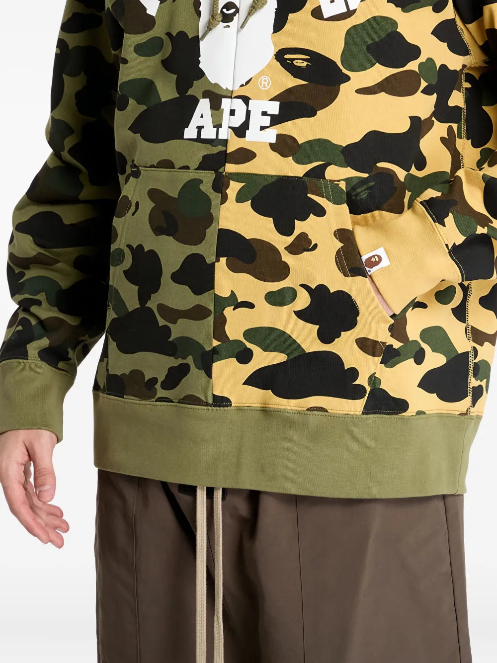 A BATHING APE®  camo-print hoodie