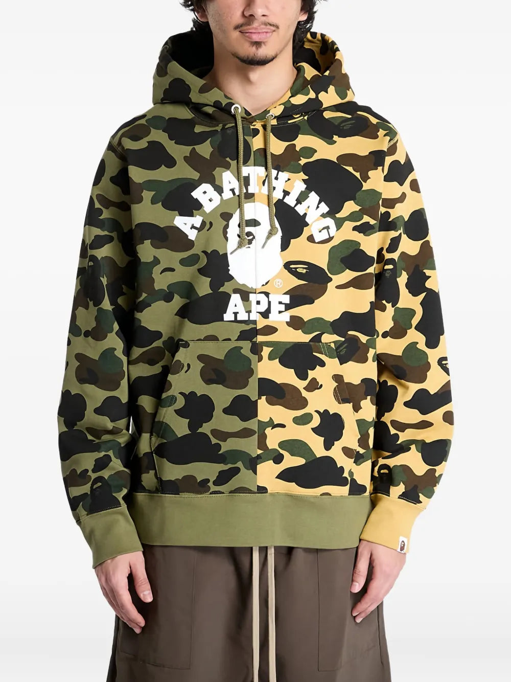 A BATHING APE®  camo-print hoodie