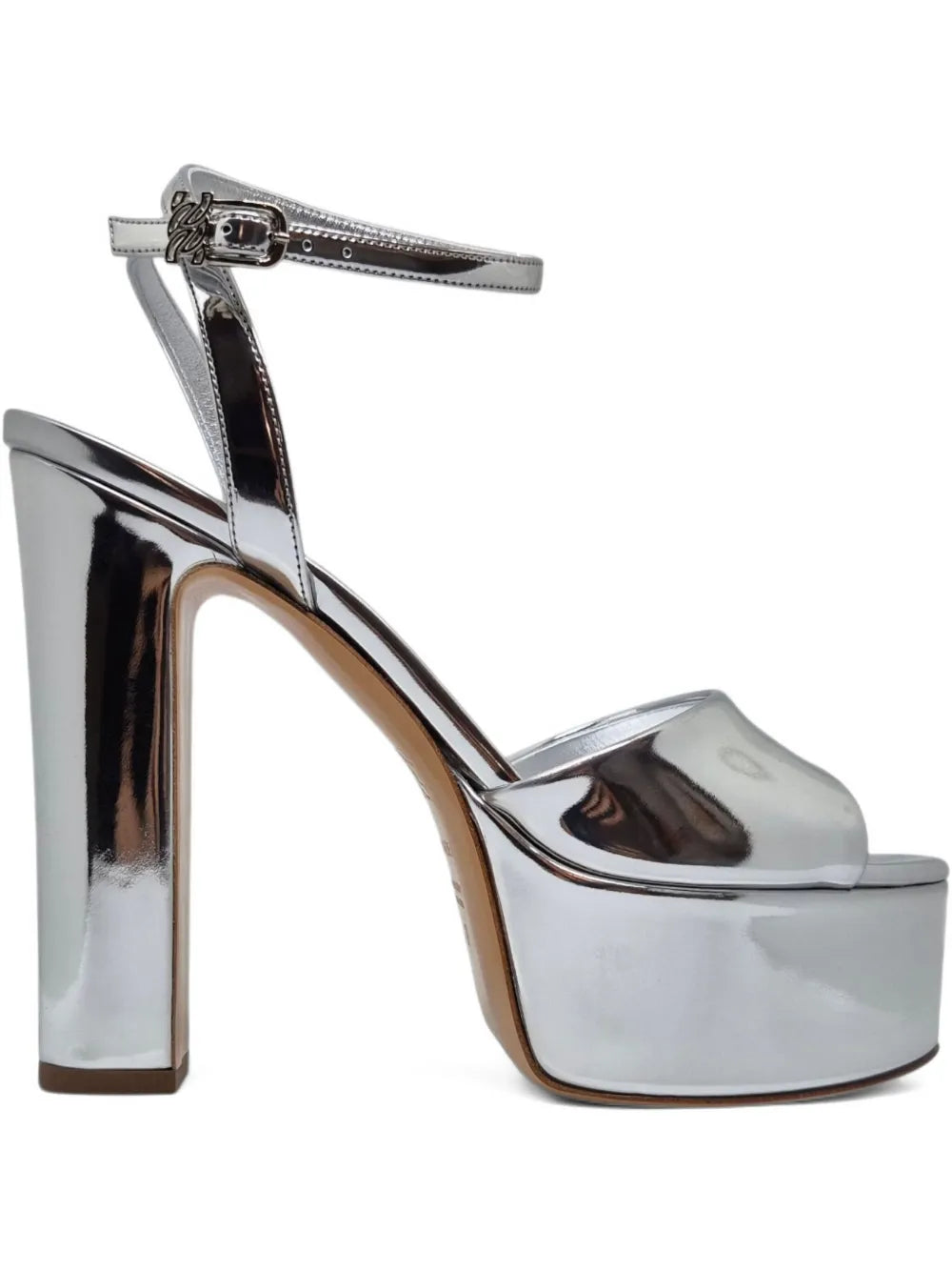Casadei  130mm Patty platform ankle-strap sandals