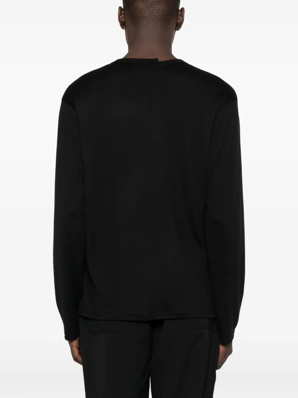 Yohji Yamamoto  long-sleeve wool T-shirt