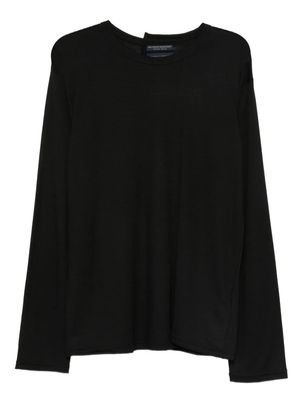 Yohji Yamamoto  long-sleeve wool T-shirt