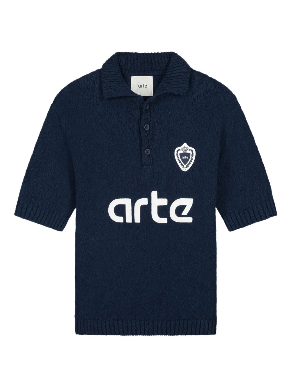 Arte Antwerp  logo-patch polo shirt