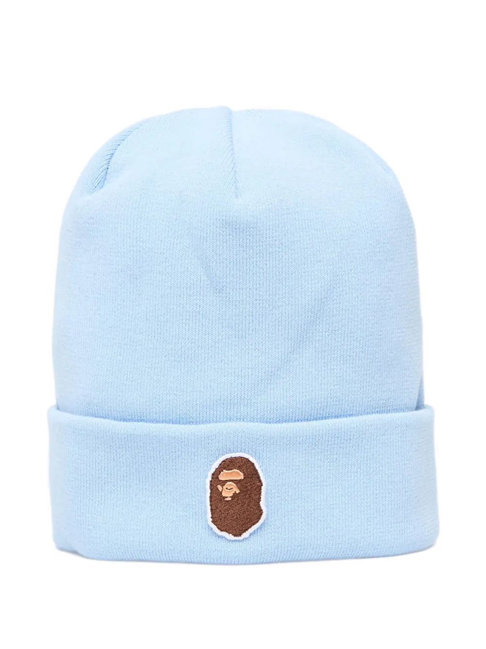 A BATHING APE®  logo patch knit beanie