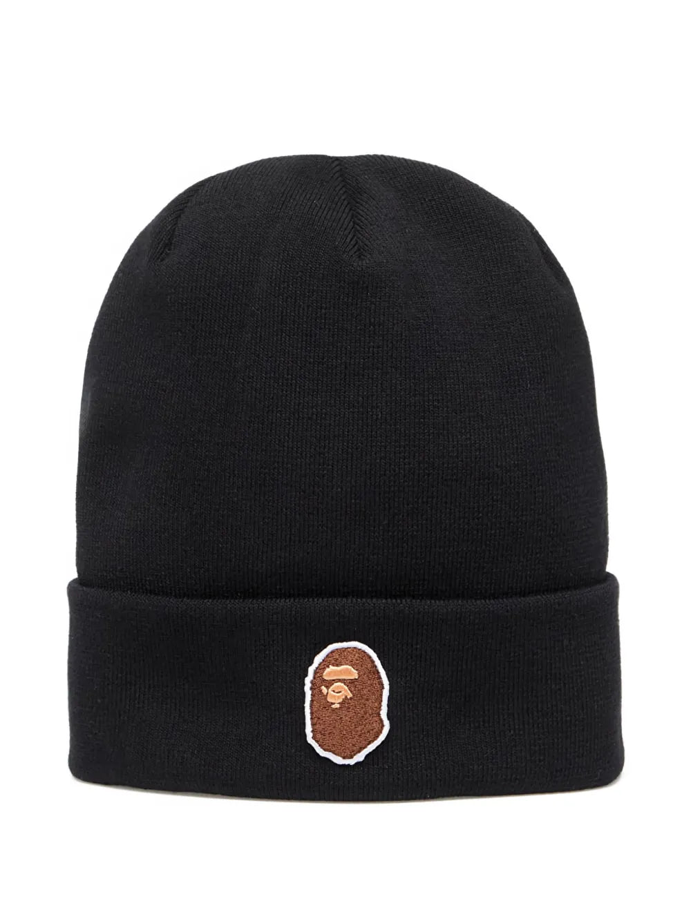 A BATHING APE® logo-embroidery knit beanie