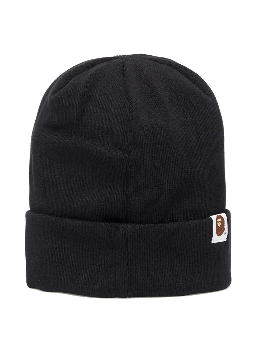 A BATHING APE® logo-embroidery knit beanie