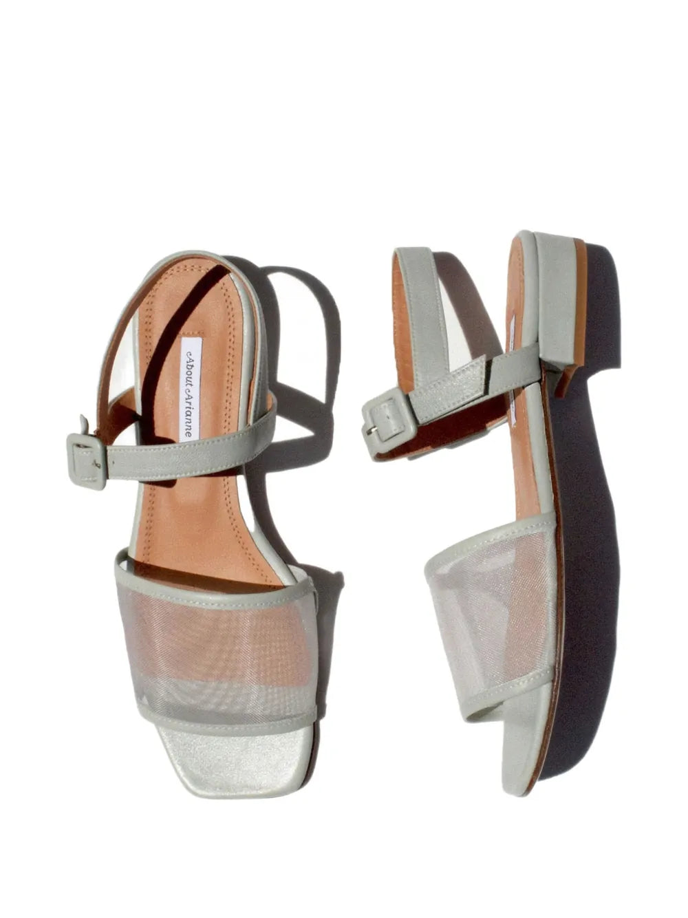About Arianne  Marini panelled leather sandals