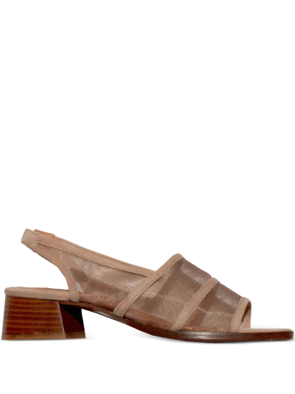 About Arianne  40mm Colette mesh-panelled slingback sandals