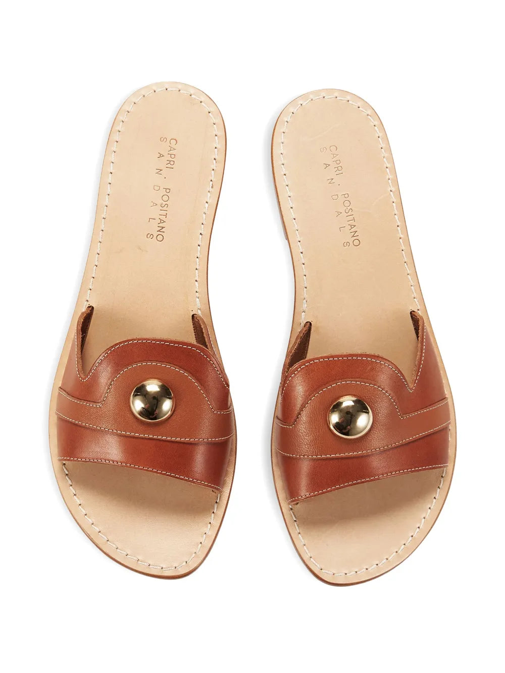 CAPRI POSITANO SANDALS  Gallia leather stud sandals