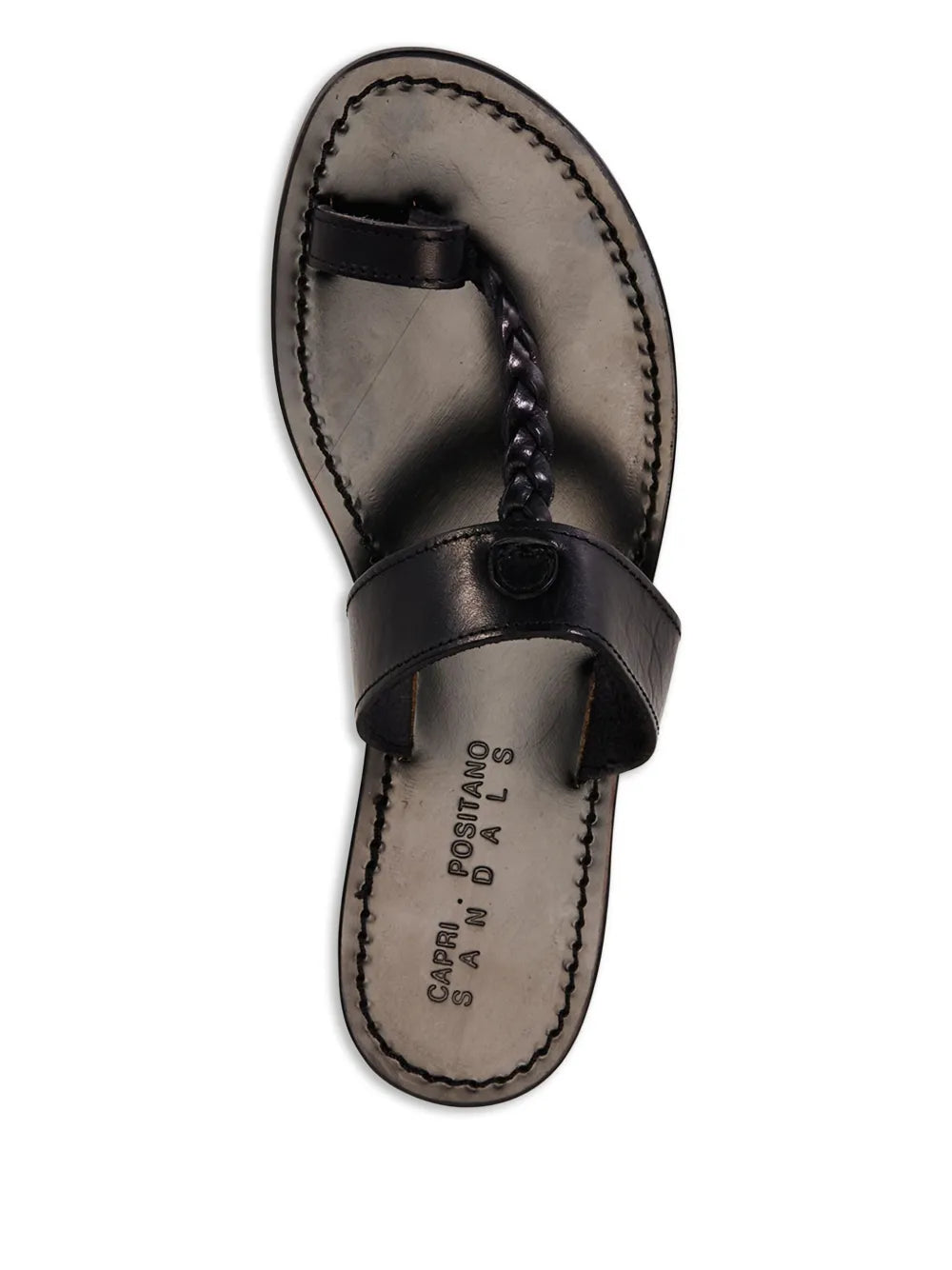 CAPRI POSITANO SANDALS  Positano braided leather flat sandals