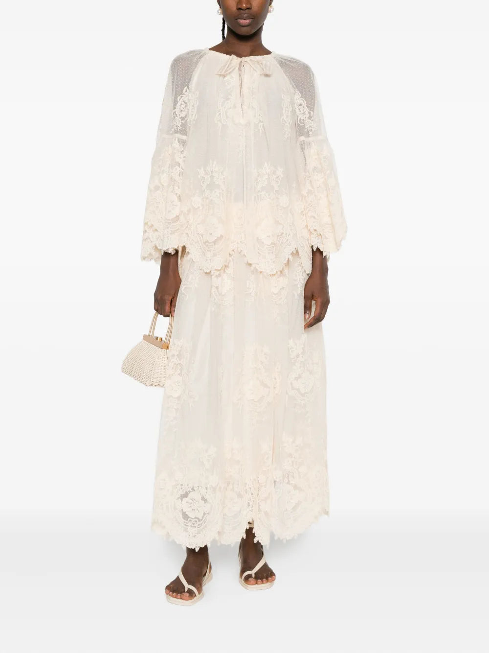 ZIMMERMANN  lace maxi skirt