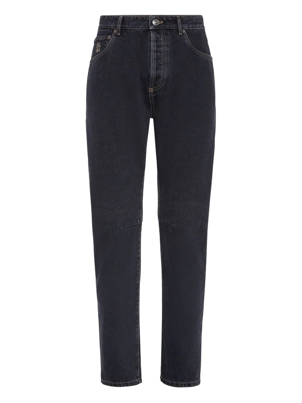 Brunello Cucinelli  Leisure five-pocket logo jeans