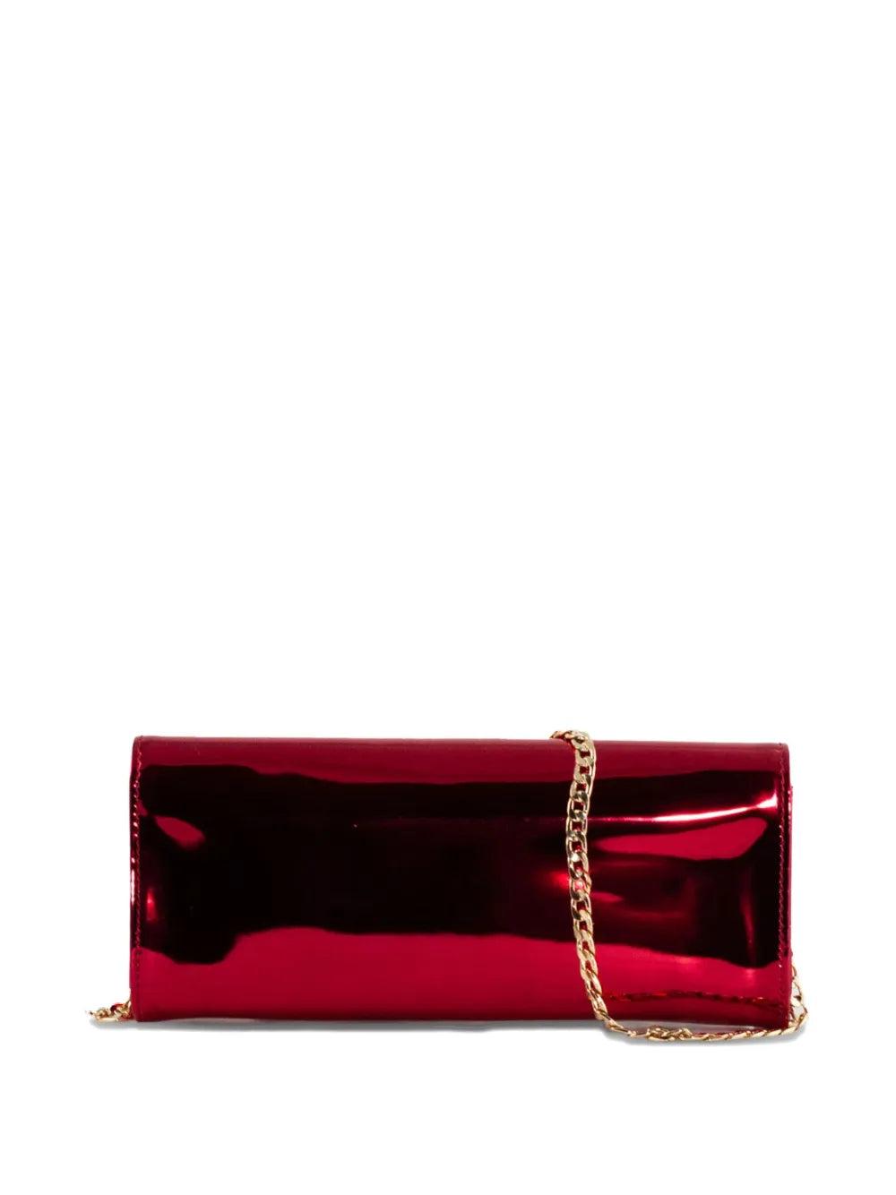 Aldo Castagna mirrored leather clutch