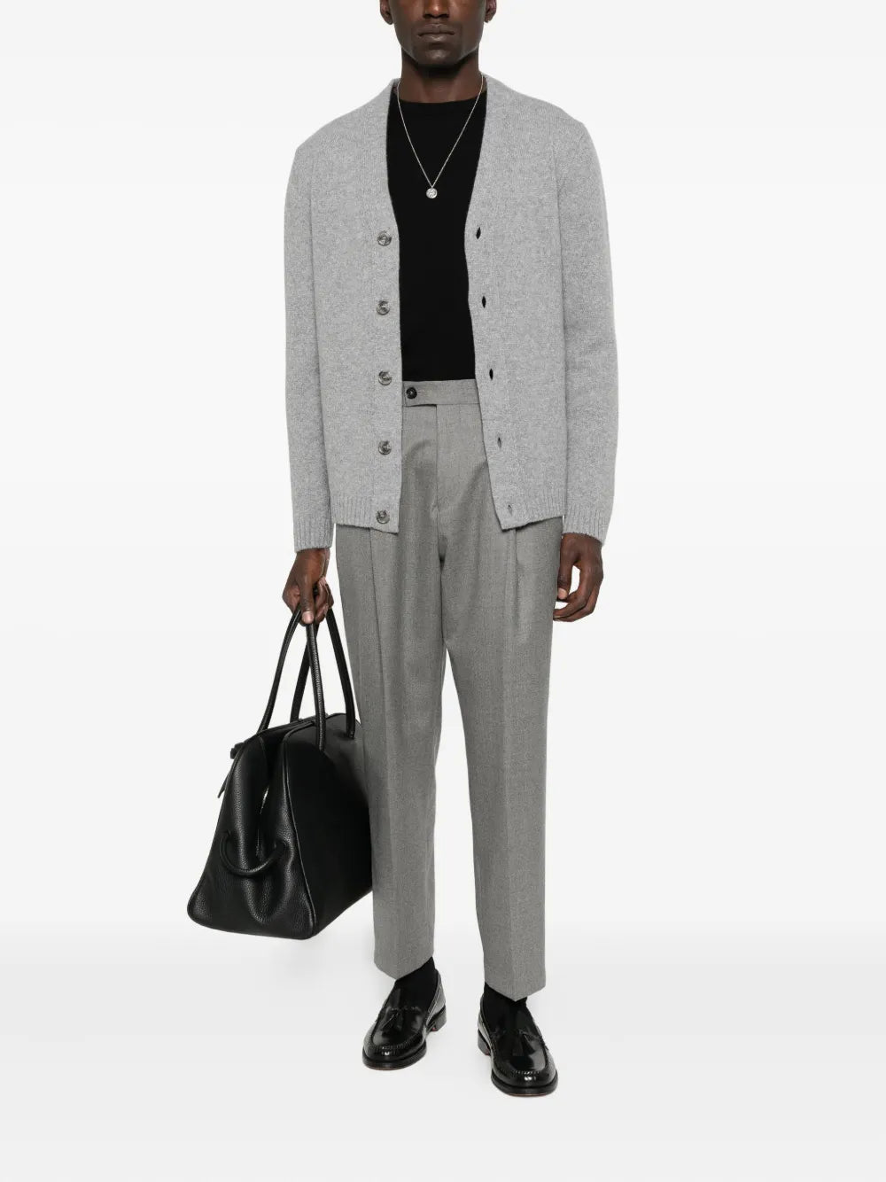 BE ABLE pleated side-pocket trousers
