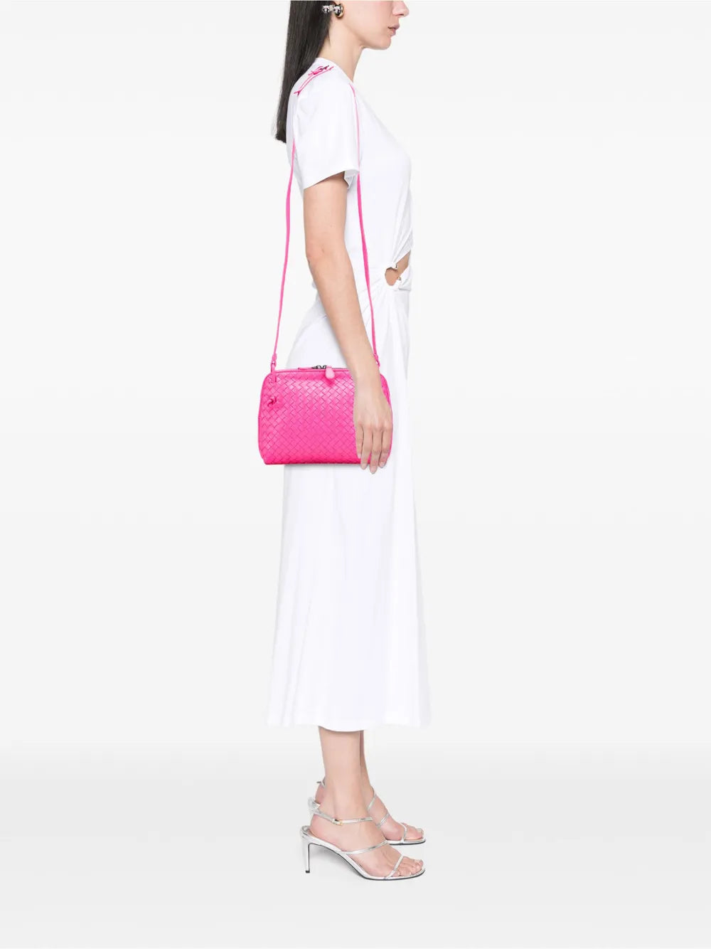 Bottega Veneta - Medium Nappa Intrecciato Nodini crossbody bag