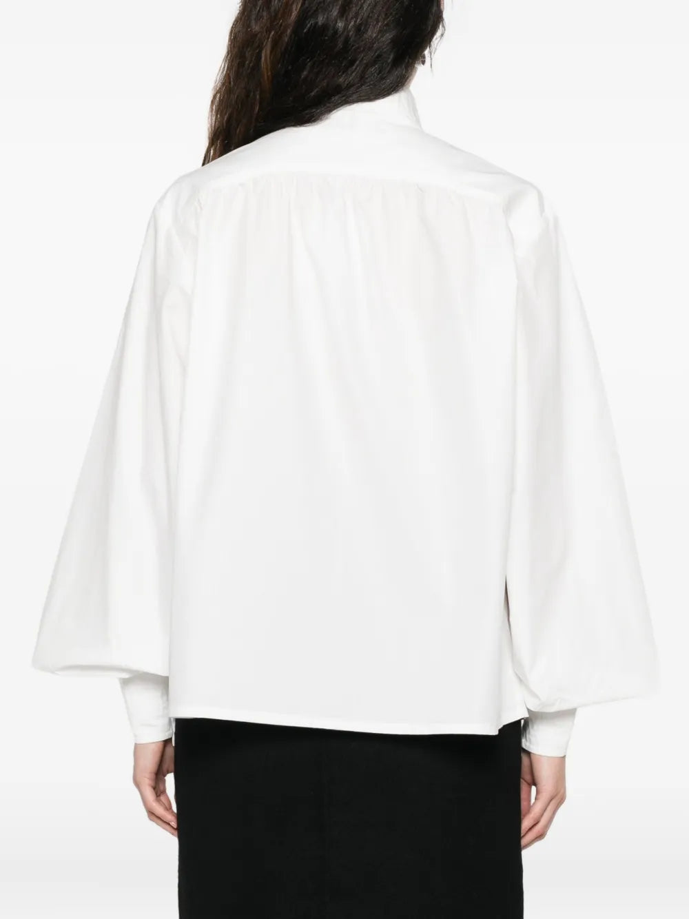 ZIMMERMANN mock-neck buttoned blouse
