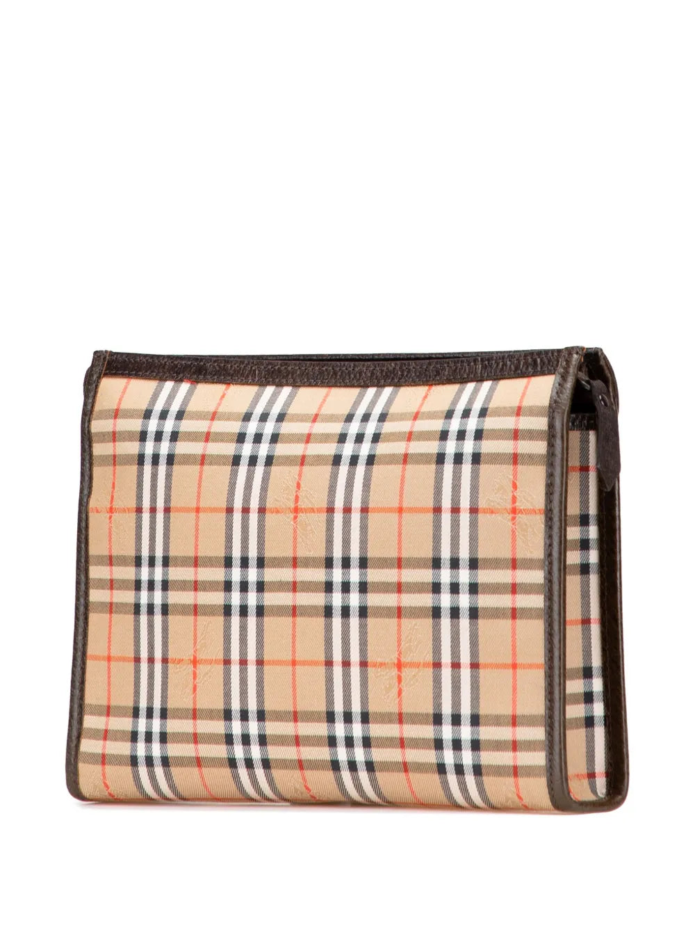 Burberry 20th Century Haymarket Check Canvas clutch bag