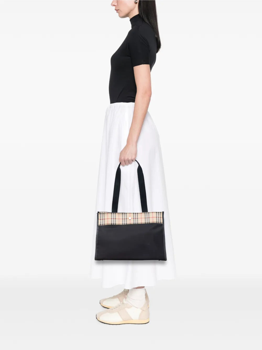 Burberry - House Check Nylon tote bag