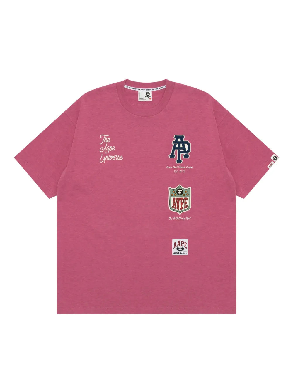 AAPE BY *A BATHING APE®  applique-patch T-shirt