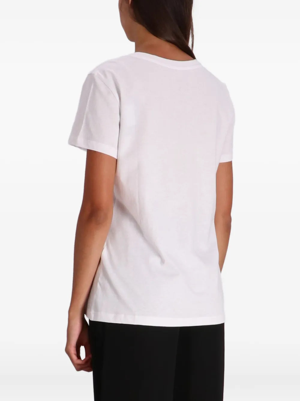Armani Exchange logo-embroidered cotton T-shirt