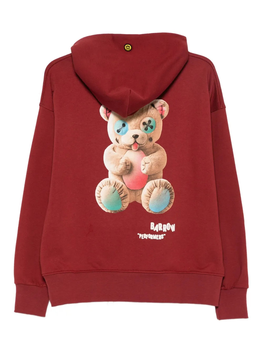 BARROW  teddy-print hooded sweatshirt