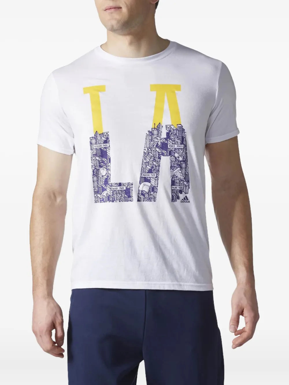 adidas  Stadium Originals Los Angeles "White" T-Shirt