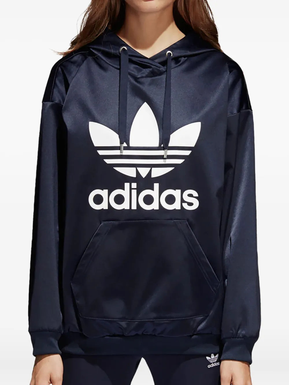 adidas  Stadium Trefoil "Legend Ink/White" hoodie