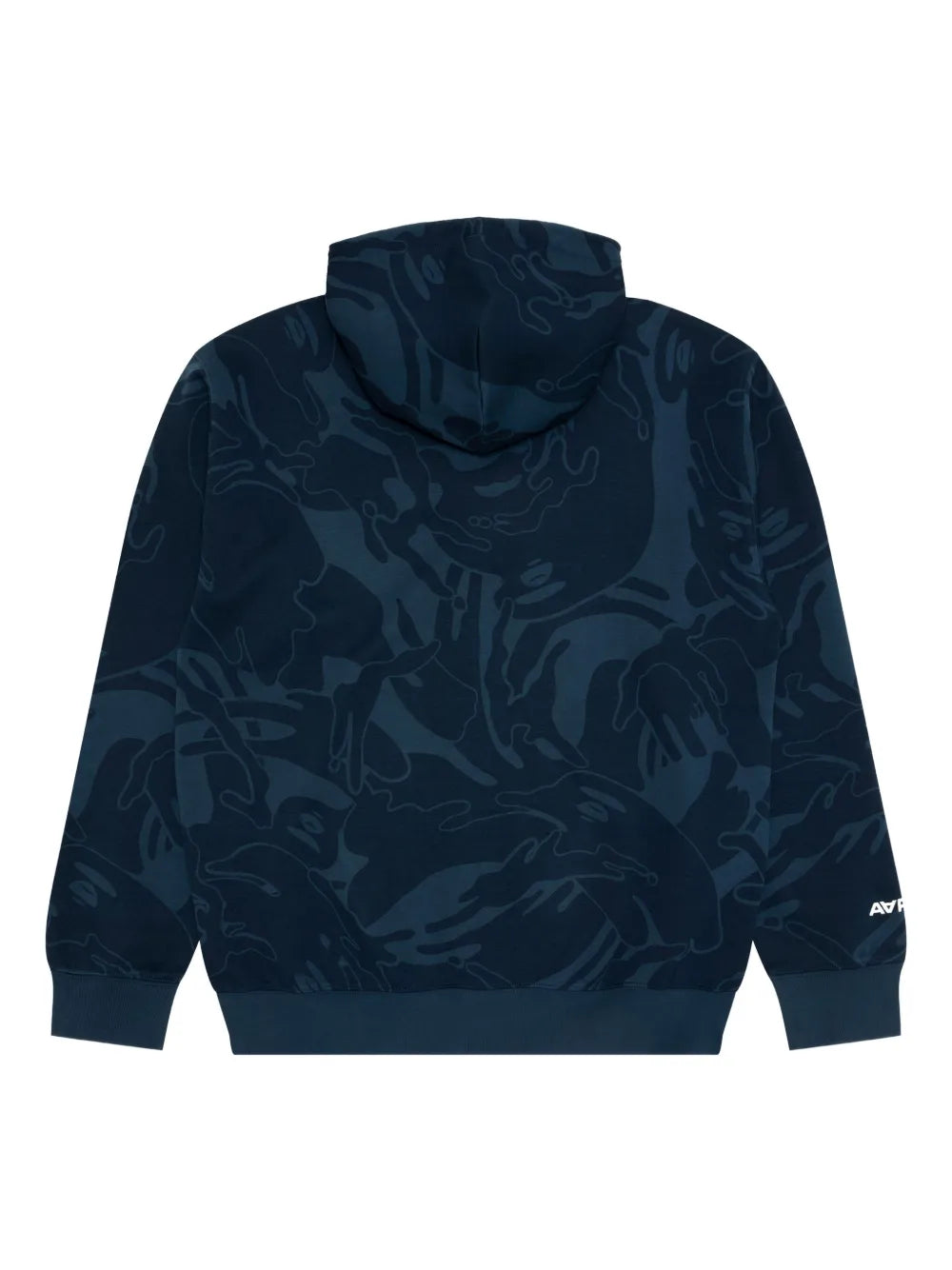 AAPE BY *A BATHING APE® abstract-print zip-up hoodie