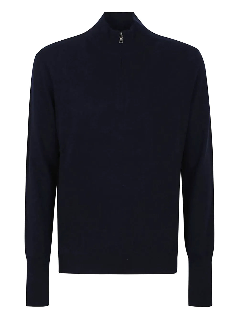 Ballantyne  half-zip cashmere polo shirt