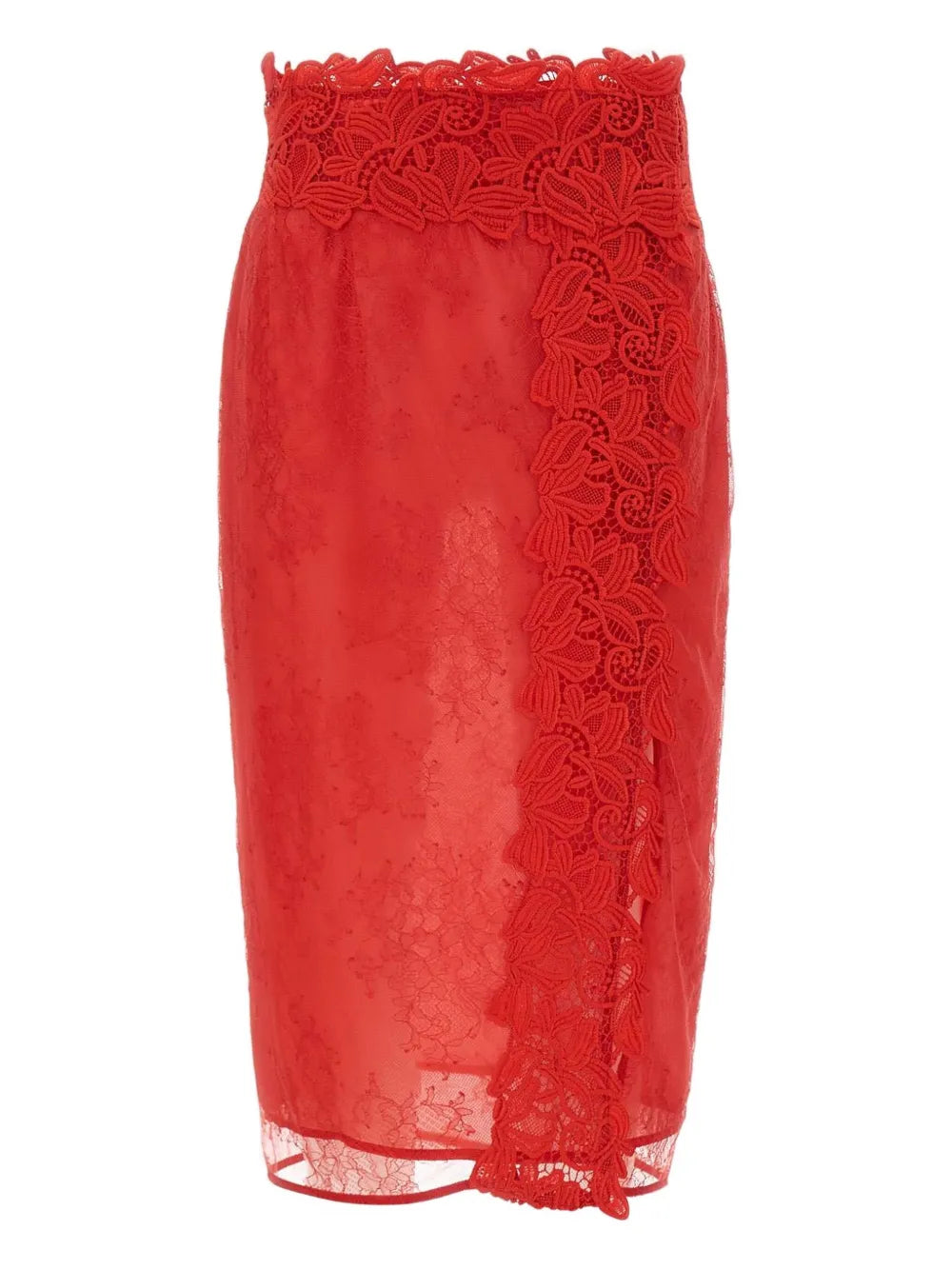 Blumarine  flower-embellished mini skirt