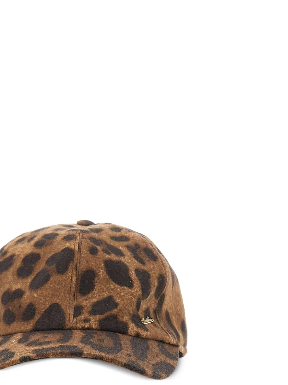 Borsalino  leopard-print baseball cap