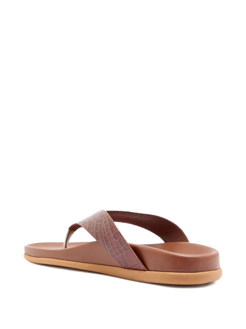 Ancient Greek Sandals Charys crocodile-effect sandals