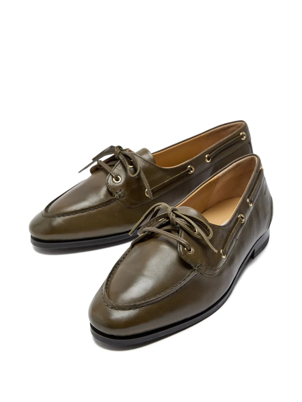 Bally  Pathy leather lace-up loafers