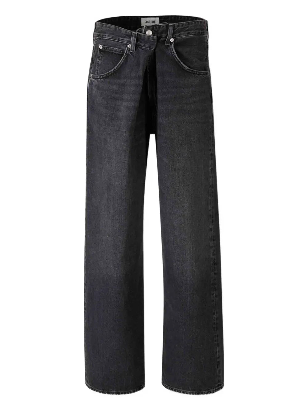 AGOLDE  buttoned straight-leg jeans