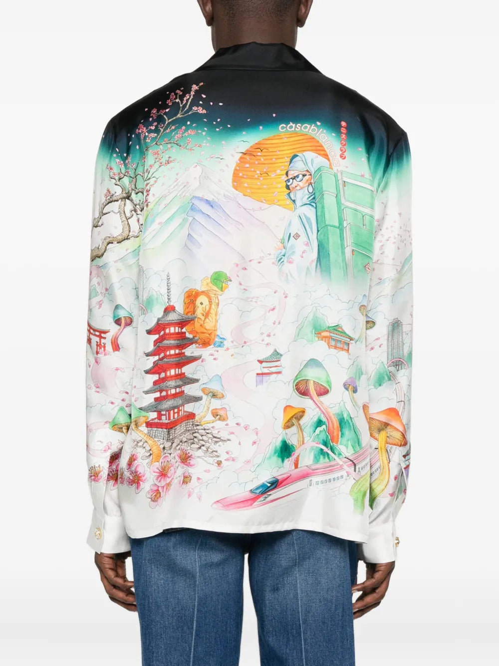Casablanca  printed shirt