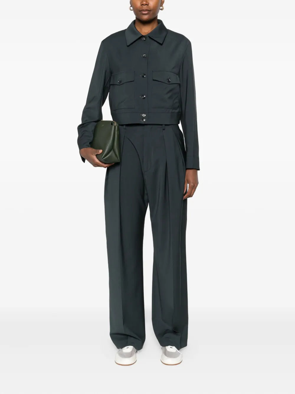 Barena  pleated-front trousers