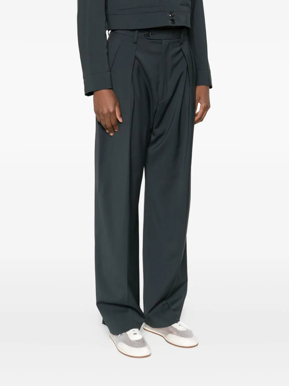 Barena  pleated-front trousers
