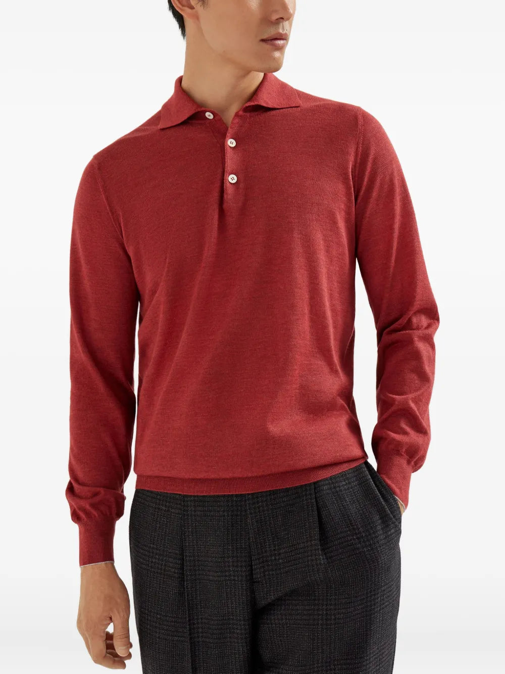 Brunello Cucinelli  long-sleeve polo shirt