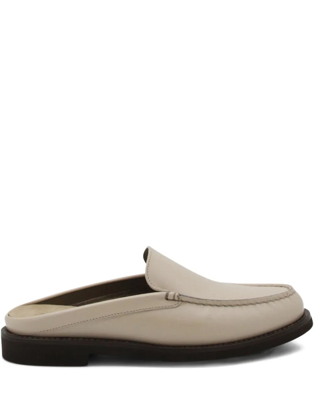 Brunello Cucinelli  leather flat mules