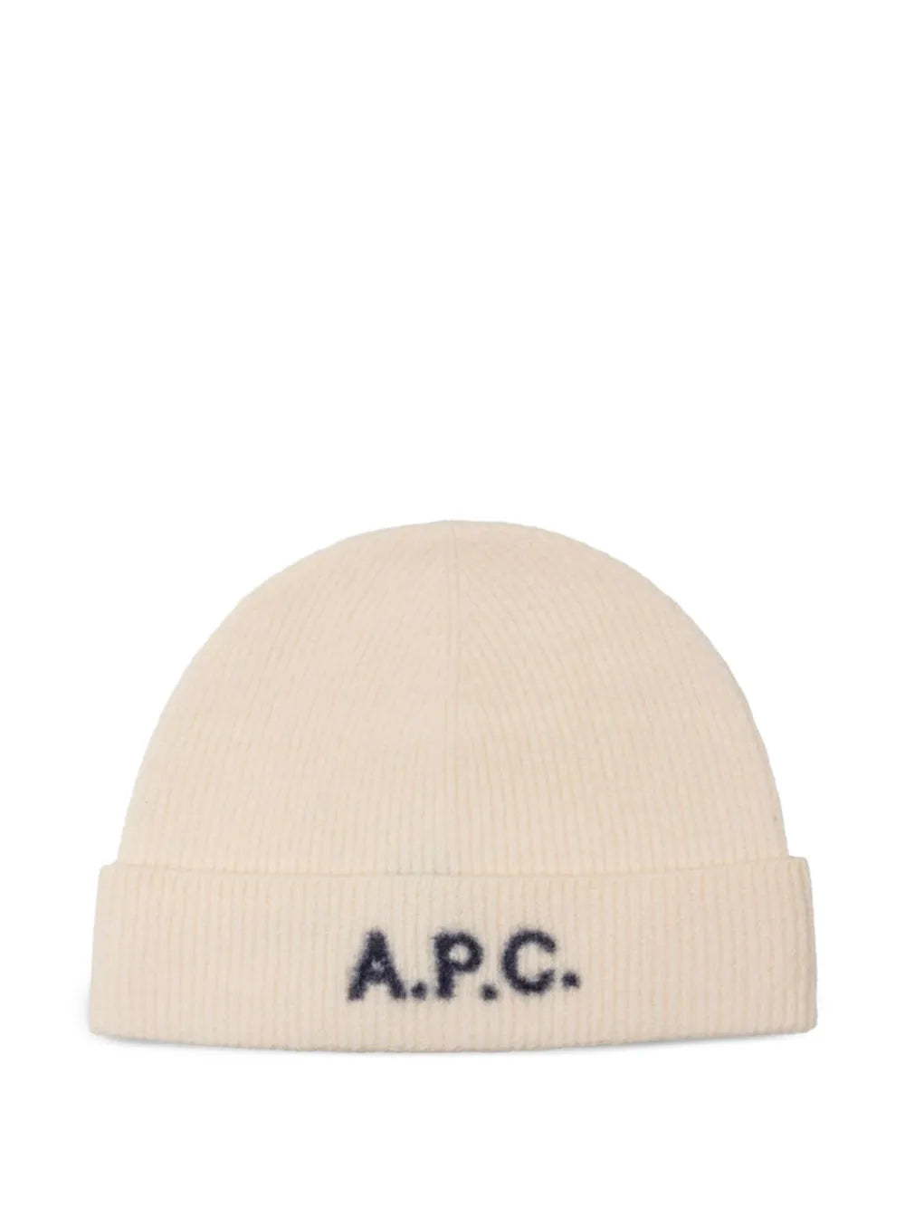 A.P.C.  logo-jacquard hat