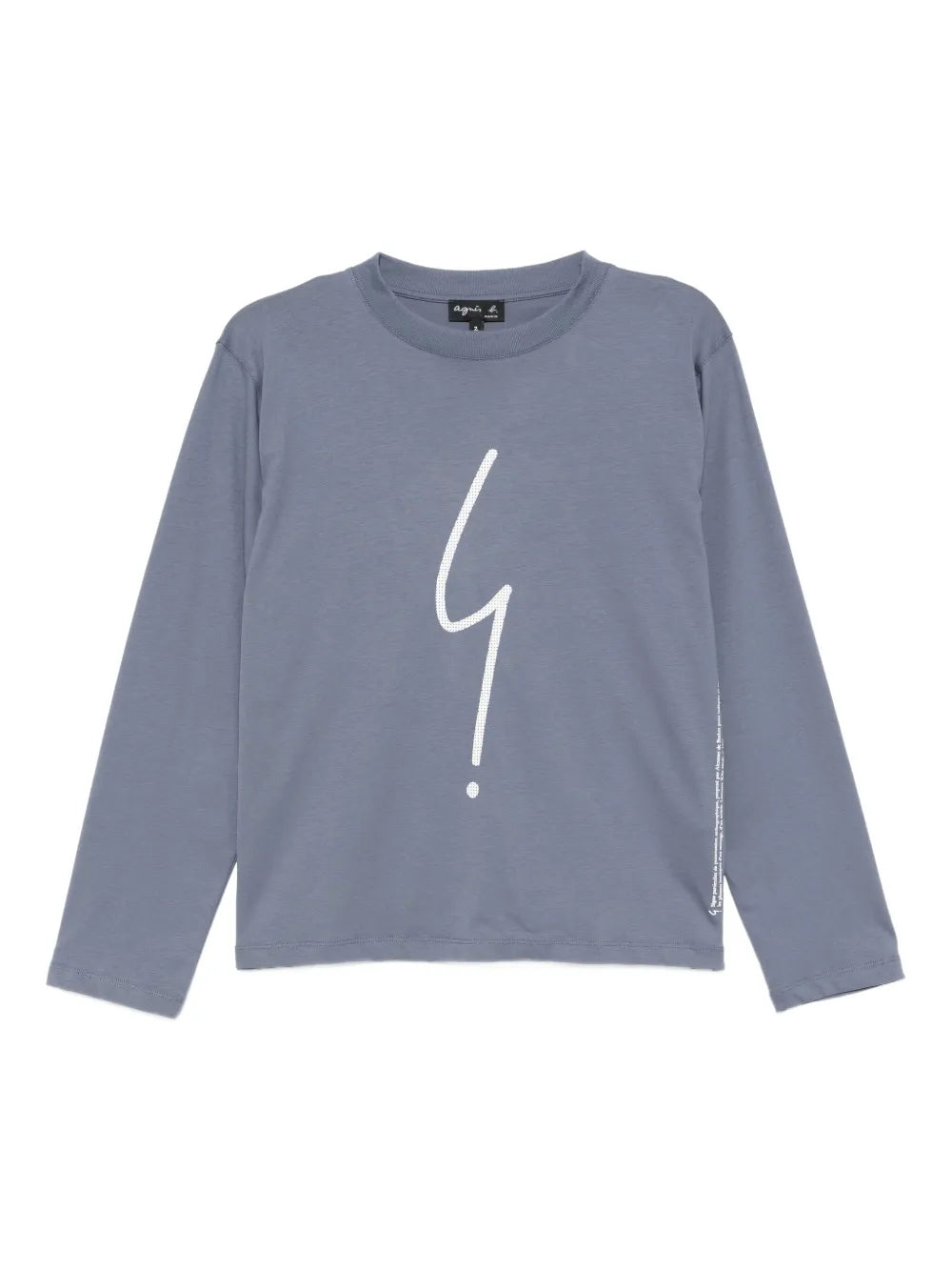 agnès b.  logo-print top