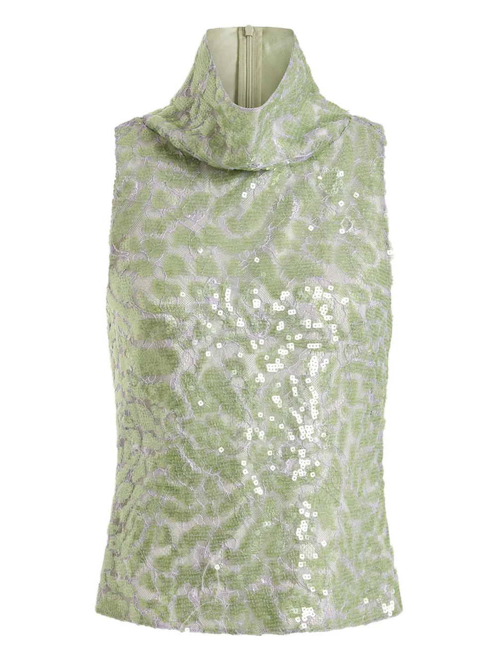 16Arlington  Acari lace sequinned top