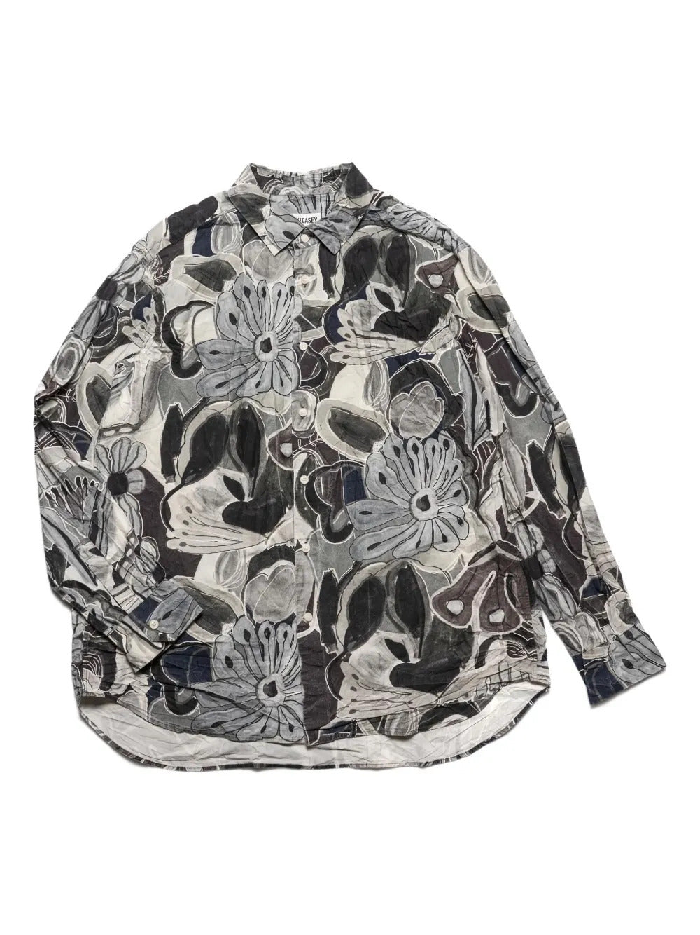 Casey Casey  Big Raccourcie printed shirt