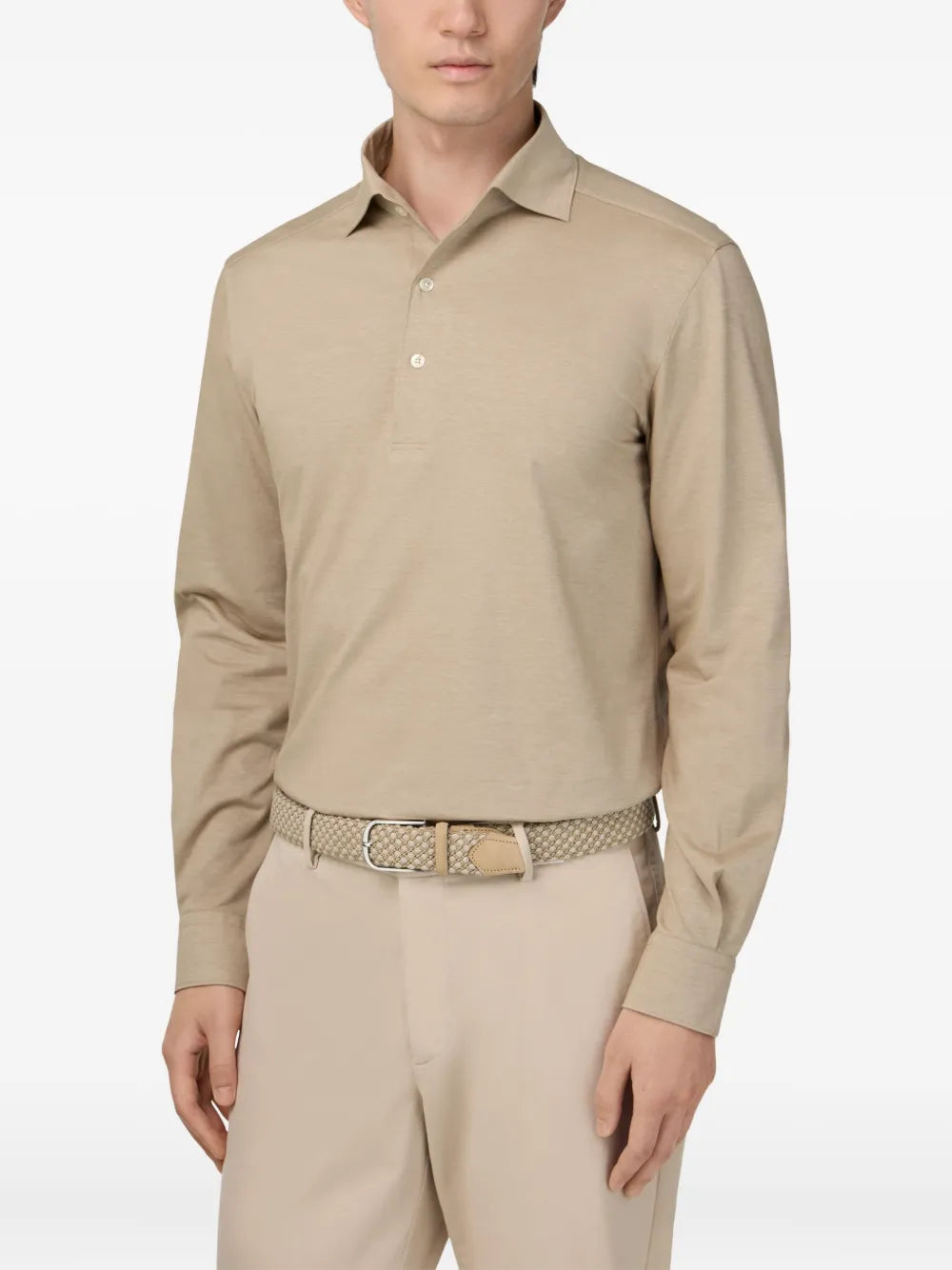Boggi Milano long-sleeve polo shirt