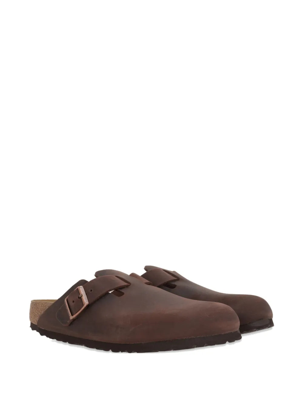Birkenstock  Boston buckled leather flat mules