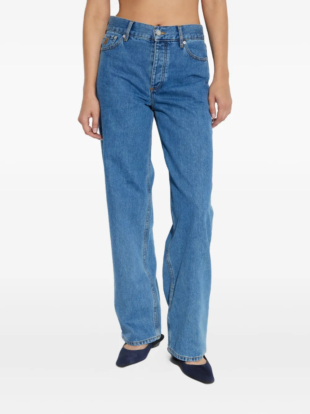By Malene Birger  five-pocket cotton jeans