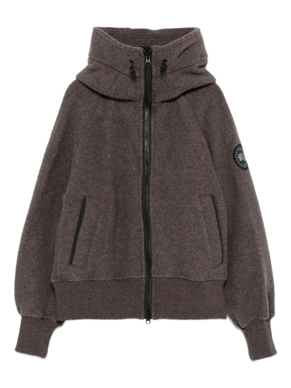 Canada Goose  hooded zip-front jacket